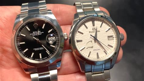 grand seiko vs rolex datejust